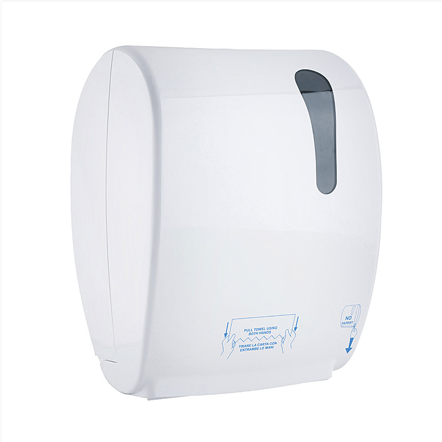 Dispenser per rotolo asciugamani taglio automatico