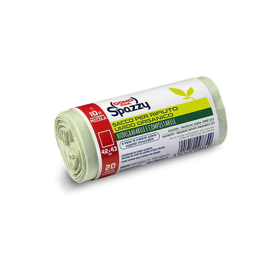 20 Sacchi 42x43 Roll42a Compostabili 10