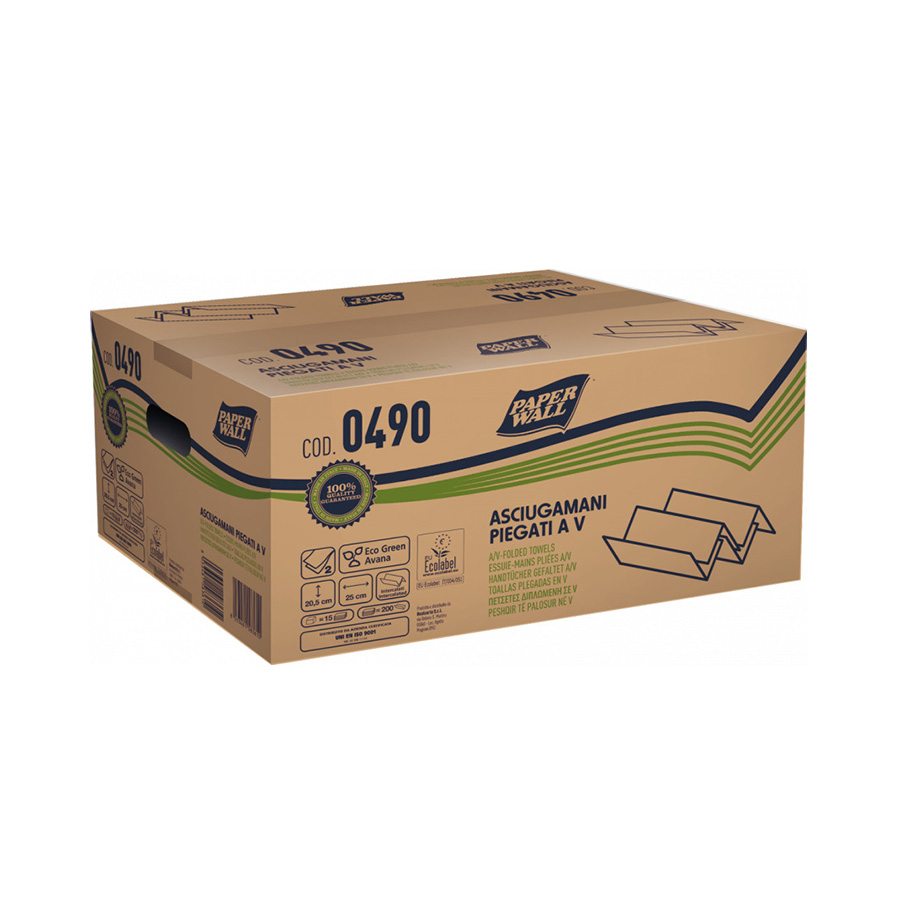 Salvietta V Natural 863044 Pz200 20. 5x25