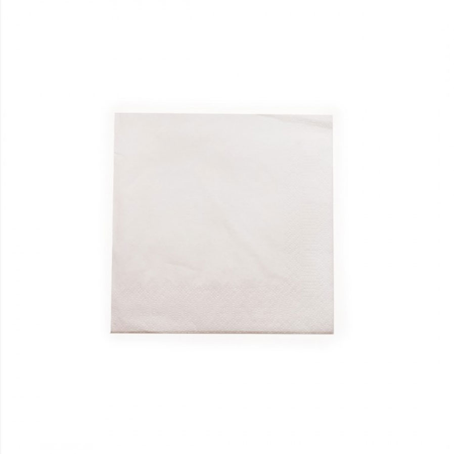 100 Tovagliolo bianco Bar 24x24 Piegato